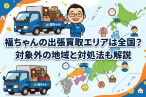 福ちゃんの出張買取エリアは全国？対象外の地域と対処法も解説